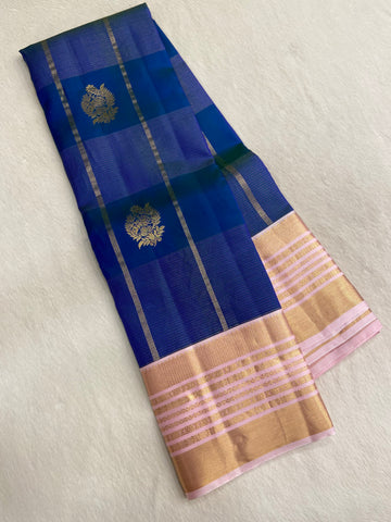 Pure Kanjeevaram silk mark certified saree