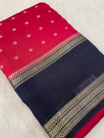Premium Semi Chanderi Saree
