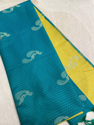 Semi Kanchipuram silk saree