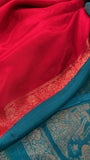 Pure Chinnon Saree✨