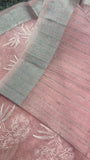Premium Kota Chiffon With Lucknowi Work Saree