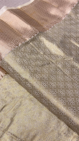 Bridal Semi Tissue Silk Saree