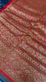 Pure mix crepe silk saree