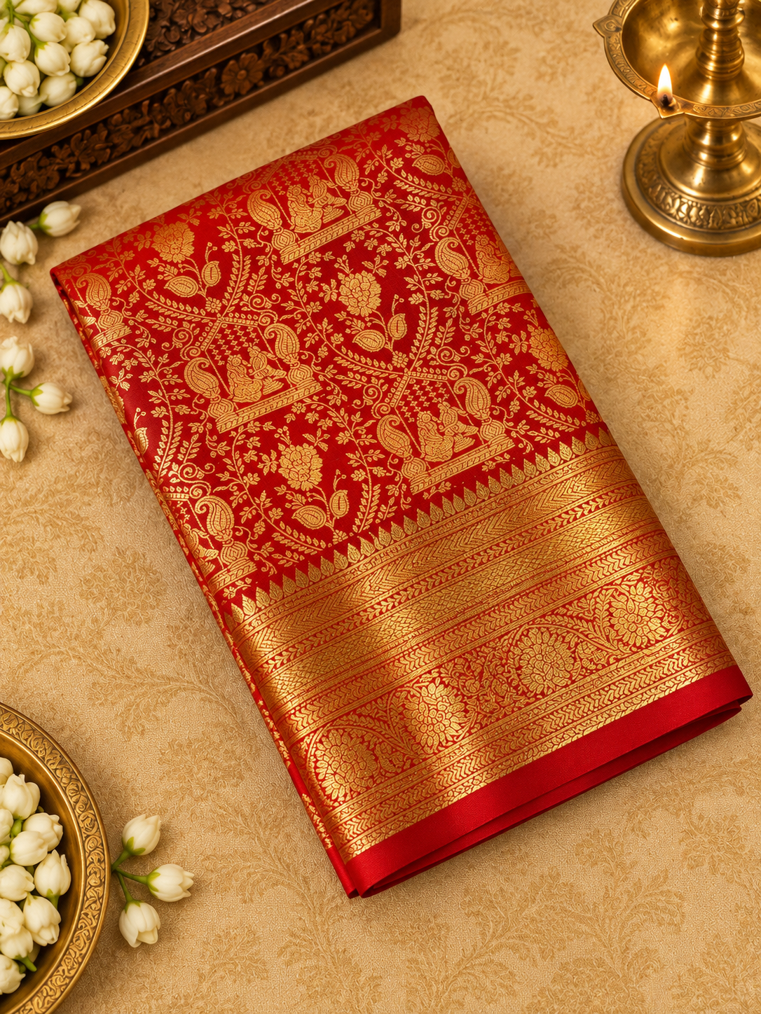 Premium Semi Kanchipuram Silk Saree❤️ - RF1127