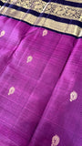 Pure 1G gold zari handloom Kanjeevaram Silk Saree- Silk mark certified- PS2396