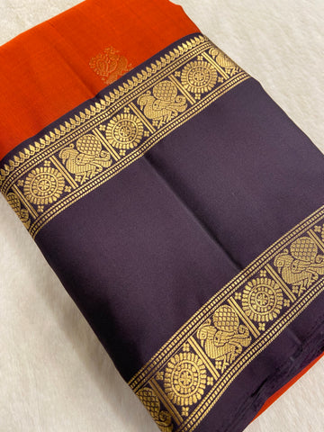 Pure handloom Kanjeevaram silk mark certified saree✨