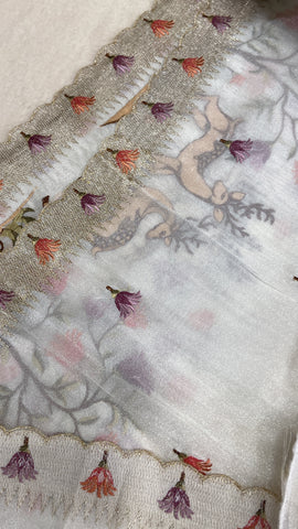 Premium Tissue Organza Saree