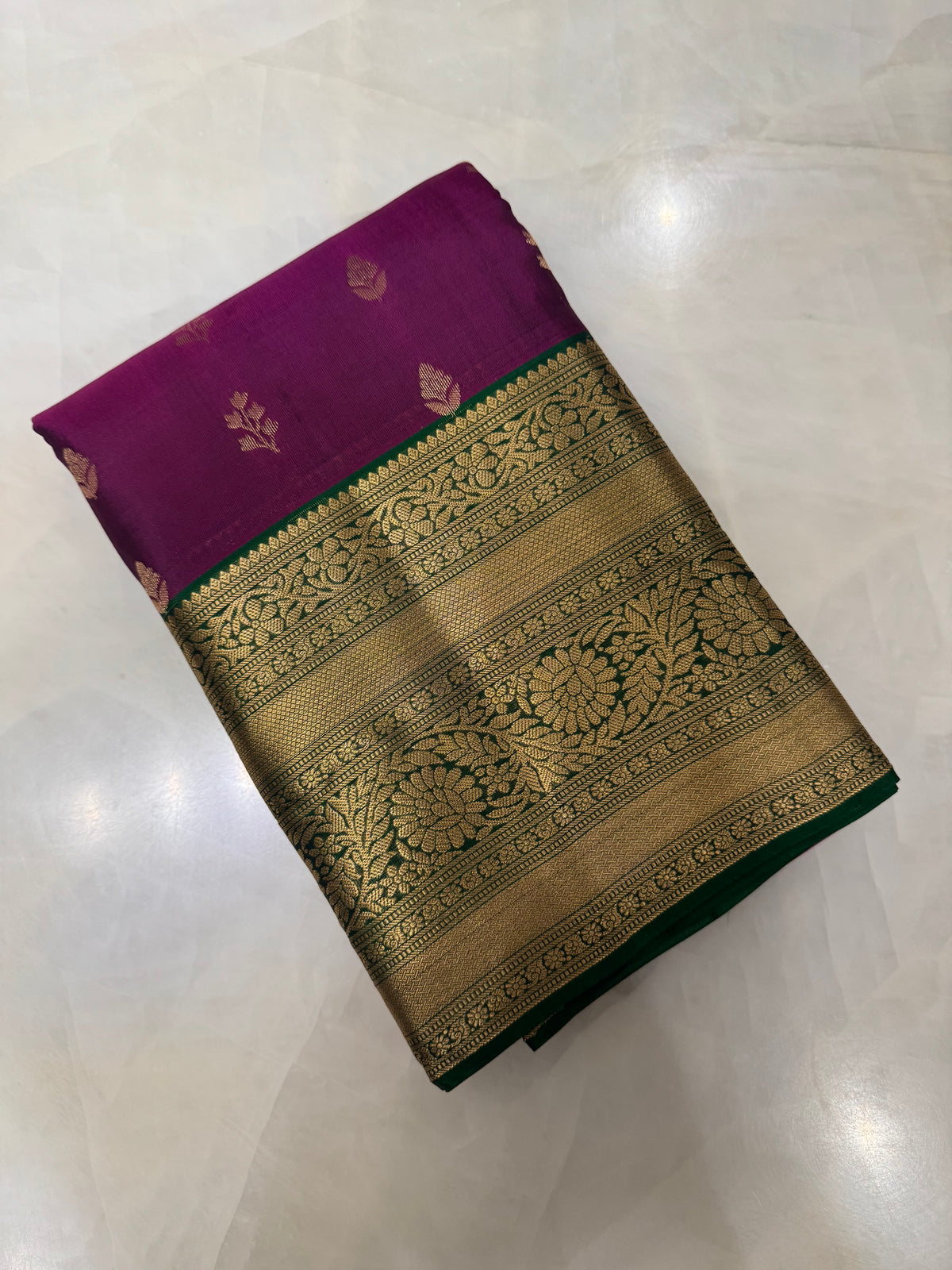 Half Mix Kanjeevaram Silk Saree