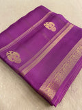 Pure Mix Crepe Mysore Silk Saree