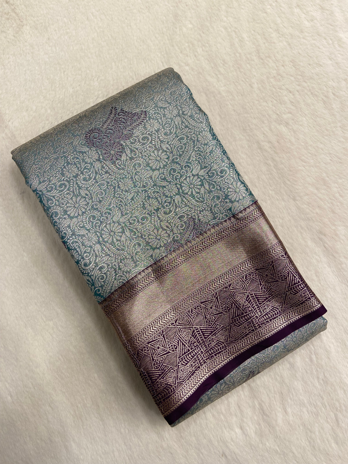 Bridal Tissue Semi Silk Saree