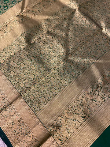 Pure Handloom Kanjeevaram Silk Mark Certified Saree