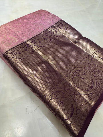Pure Kanjeevaram Silk mark certified Saree