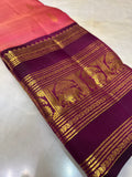 Pure 1G zari handloom Kanjeevaram Silk Saree- Silk mark certified- PS2352
