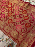 Premium Banarasi Crepe Kalamkari Saree -902078