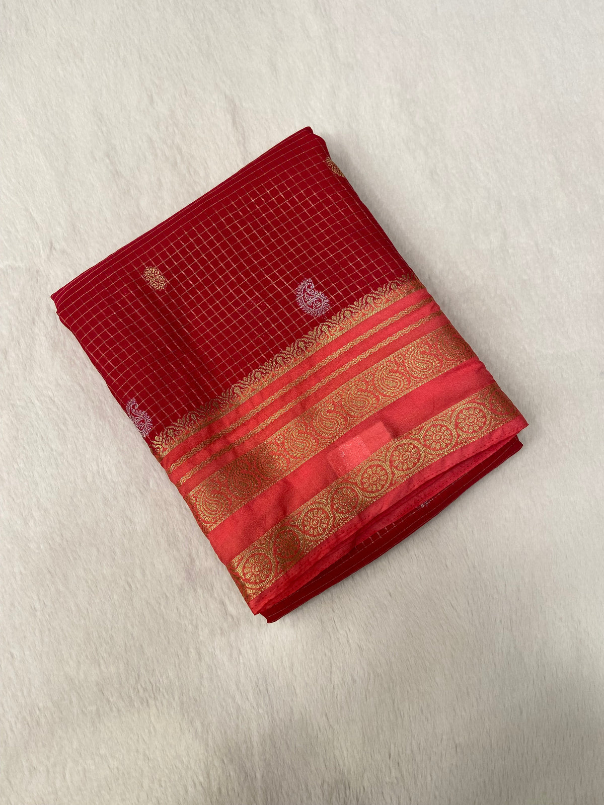 Premium Semi Mysore Crepe Silk Saree