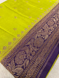 Pure Crepe Banarasi Silk Saree