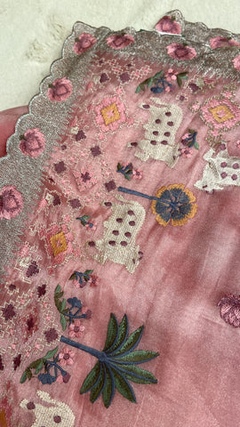 Premium Tissue Organza Saree