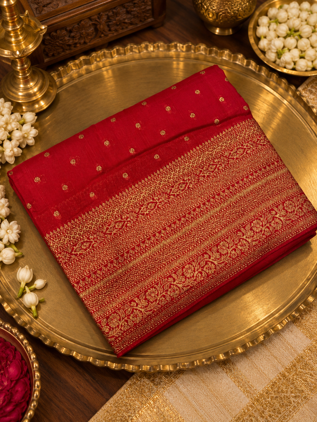 Premium Tassar Silk Saree - 902907