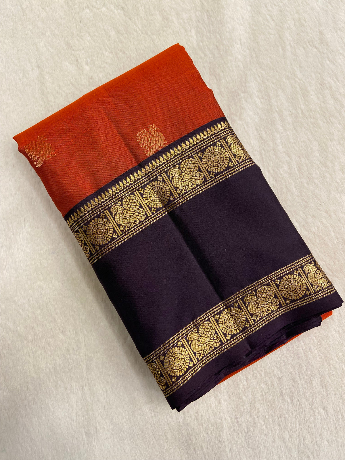 Pure handloom Kanjeevaram silk mark certified saree✨