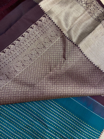 Pure 1G zari handloom Kanjeevaram silk mark certified saree