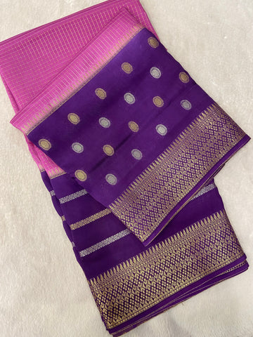 Pure Mix Mysore Silk Saree