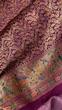 Premium Pashmina Silk Saree With Paithani Border- 902076