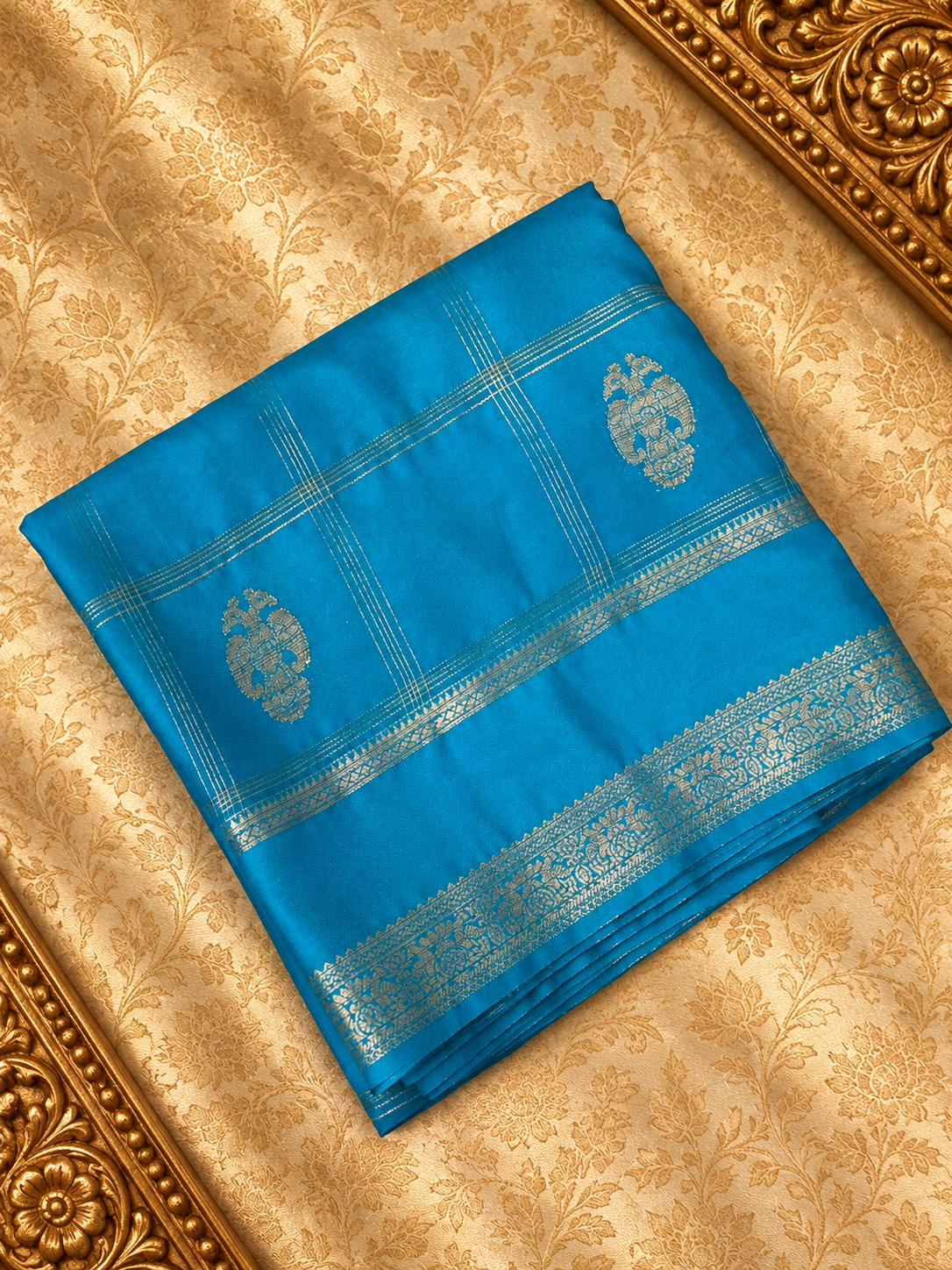 Pure Mix Crepe Mysore Silk Saree