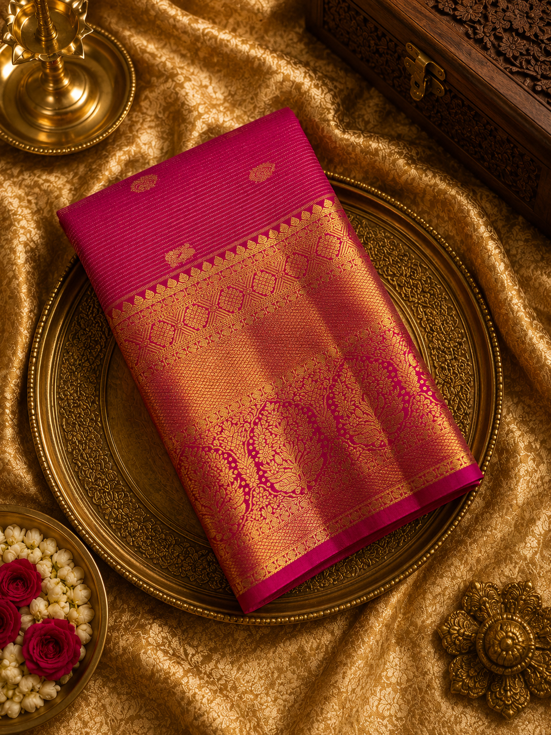 Premium Semi Kanchipuram Silk Saree