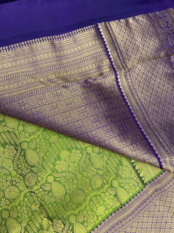 Half mix Kanjeevaram silk saree