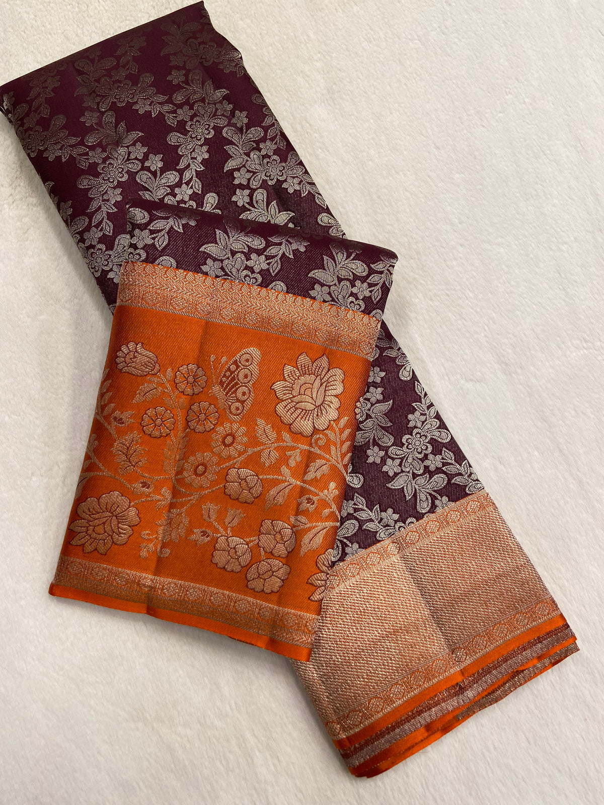 Pure Zari Handloom Kanjeevaram Silk Mark Certified Saree
