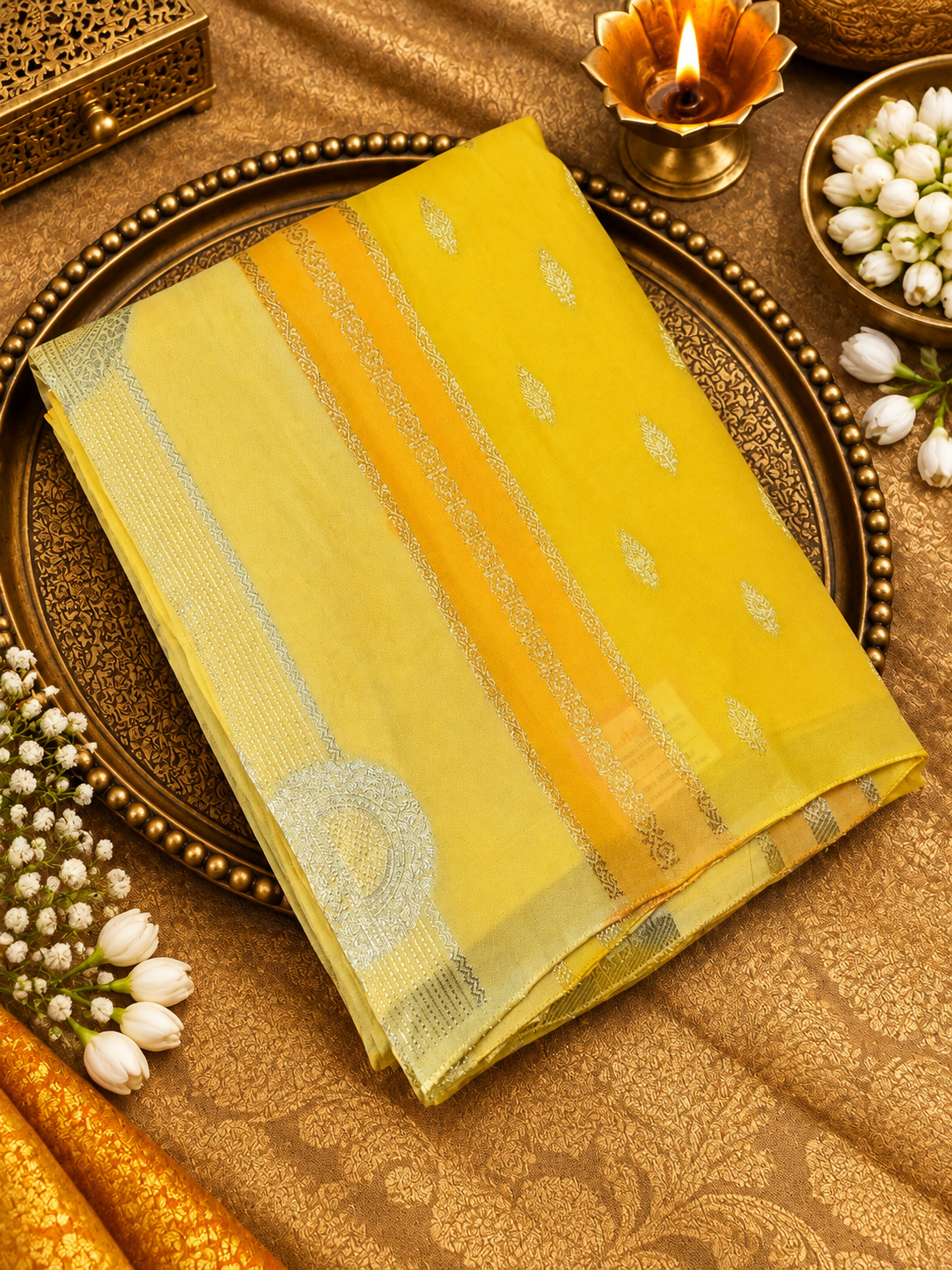 Pure Chinnon Saree - 902636