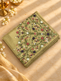 Premium Soft Organza Saree With Embroidery - 901991
