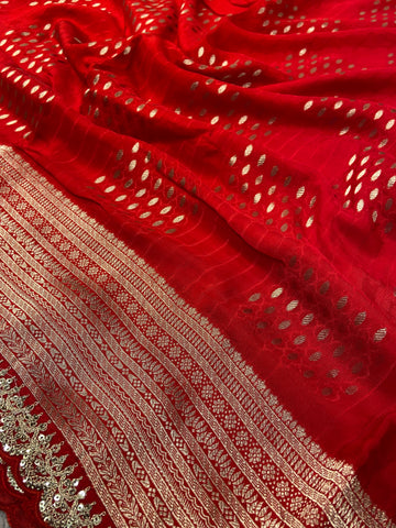 Pure Chinnon Saree