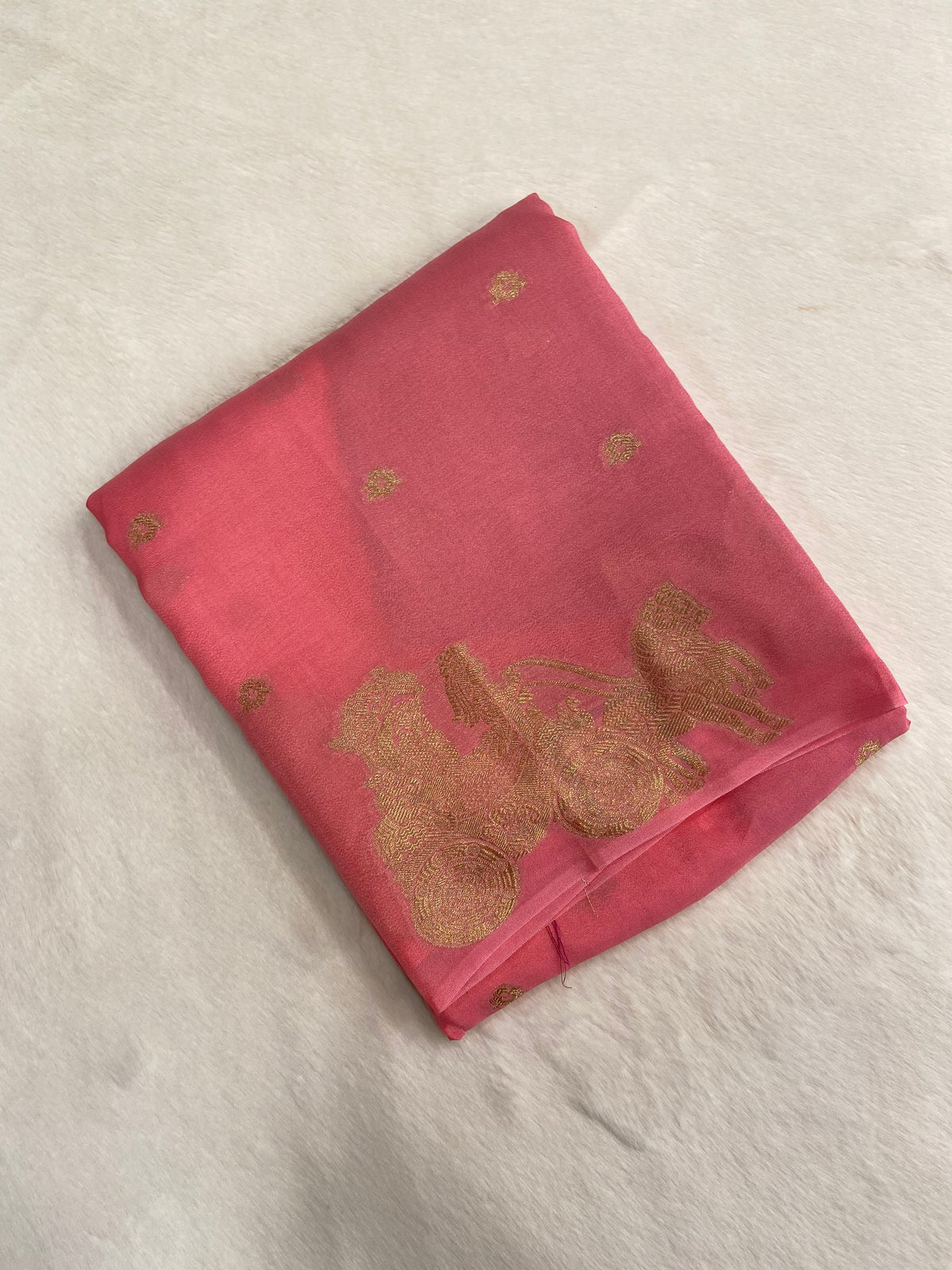 Premium Semi Kolkata Crepe Silk Saree