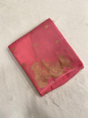 Premium Semi Kolkata Crepe Silk Saree