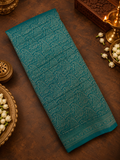 Pure Mix Mysore Crepe Silk Saree in brocade design- 902595 Rama green
