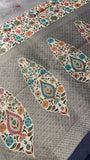 Premium Banarasi Crepe Silk Saree 🩶