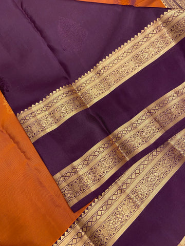 Half Mix Kanjeevaram Silk Saree