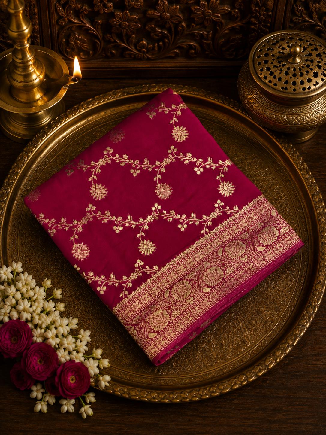 Premium Crepe Georgette Saree