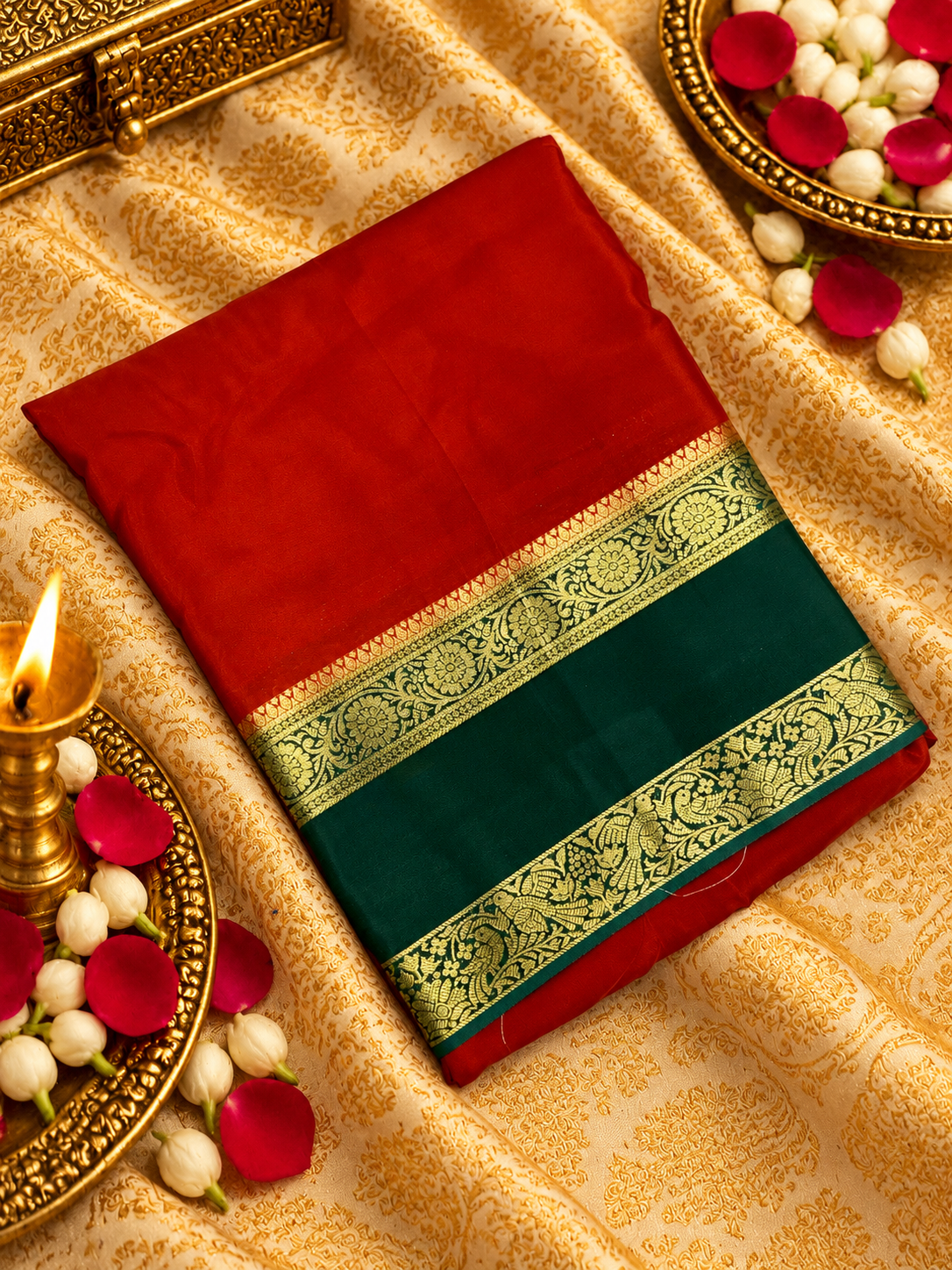Pure Mix Crepe Mysore Silke Saree - 902772