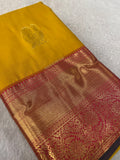 Half Mix Kanjeevaram Silk Saree