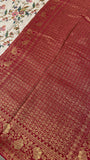 Premium Banarasi Crepe silk Saree With Appliqué Work -902836