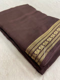 Premium semi mysore crepe silk saree