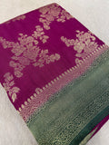 Semi Crush Georgette Saree