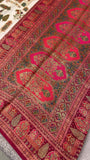 Premium Banarasi Crepe Satin Silk Saree - 902824
