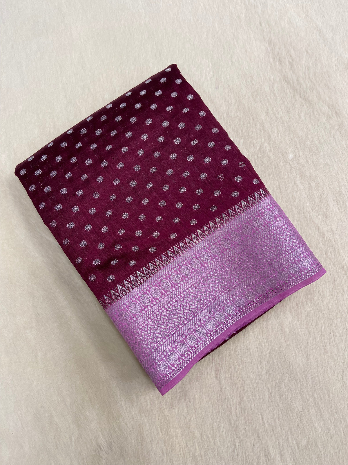 Butter Crepe Silk Saree