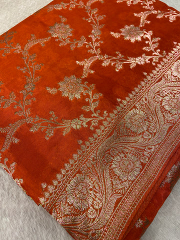 Premium Crepe Satin Silk Saree