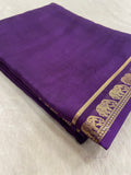 Premium semi mysore crepe silk saree