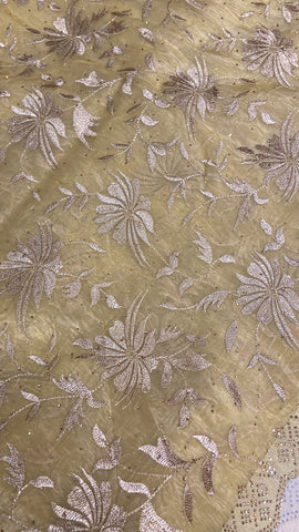 Pure Crush Organza Saree 💛