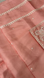 Premium Soft Organza Saree With Embroidery